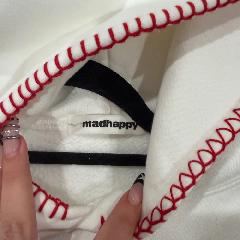 Valentine’s day Madhappy Gingham Hoodie - Picture 3 of 3